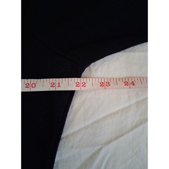 Pearl Izumi Cycling Shirt Women Large Black V-Neck Zip Pocket Long Sleeve EUC - Picture 4 of 7